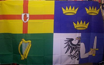 Bandeira dos 4 Reinos da Irlanda
