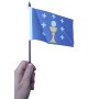 Bandeiriña de Man do Reino da Galiza 16x10cm