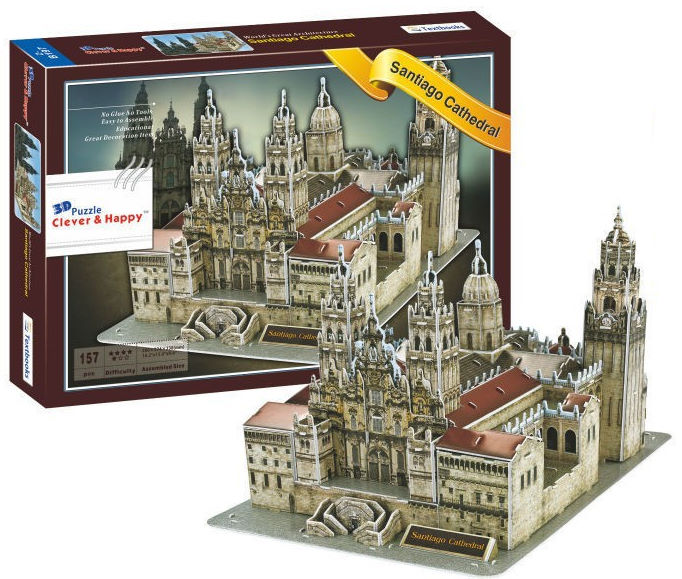 Puzzle 3D Catedral de Santiago de Compostela